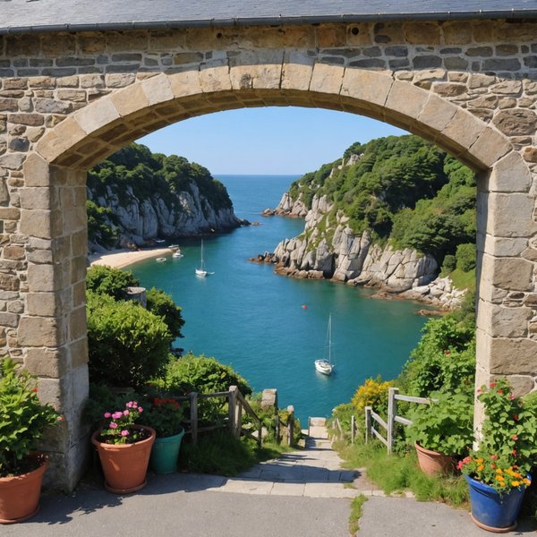Est-il possible de louer une maison de vacances en Bretagne avec des excursions en bateau et des ateliers de broderie?